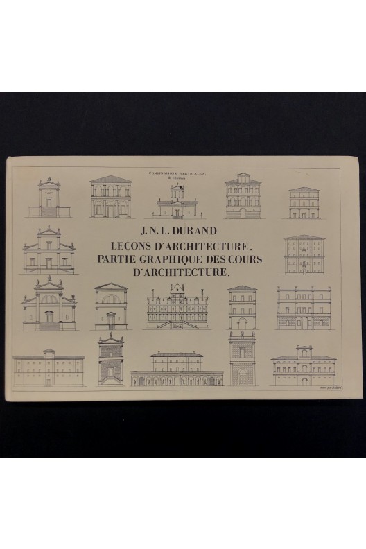 J. N. L. Durand  / Leçons d'architecture.
