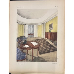 Intérieurs III / Léon Moussinac / 1925 / Planches / mobilier 