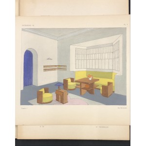 Intérieurs III / Léon Moussinac / 1925 / Planches / mobilier 