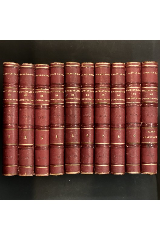 Dictionnaire raisonné  de l'architecture française du XIe au XVIe siècle.