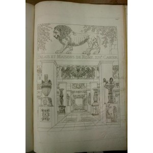 Percier et Fontaine / Palais, maisons, et autres édifices modernes, dessinés à Rome