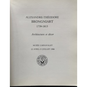 Alexandre Théodore Brongniart 1739-1813 