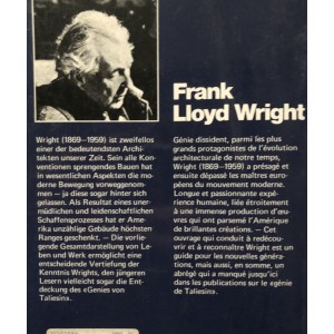 Frank Lloyd Wright par Bruno Zevi 