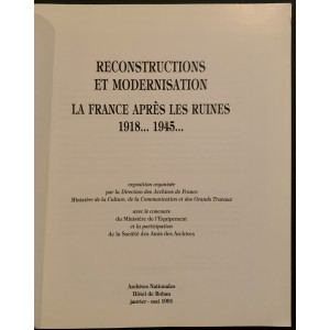 Reconstructions et modernisation. 