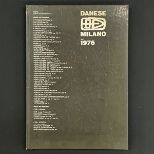 Danese Milano  / catalogo della produzione 1976 