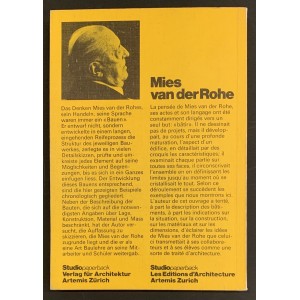 Mies Van Der Rohe par Werner Blaser 