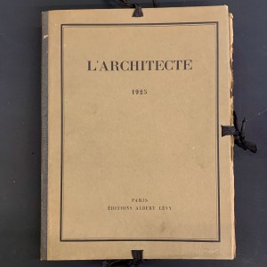 L'Architecte / Année 1925 complète 