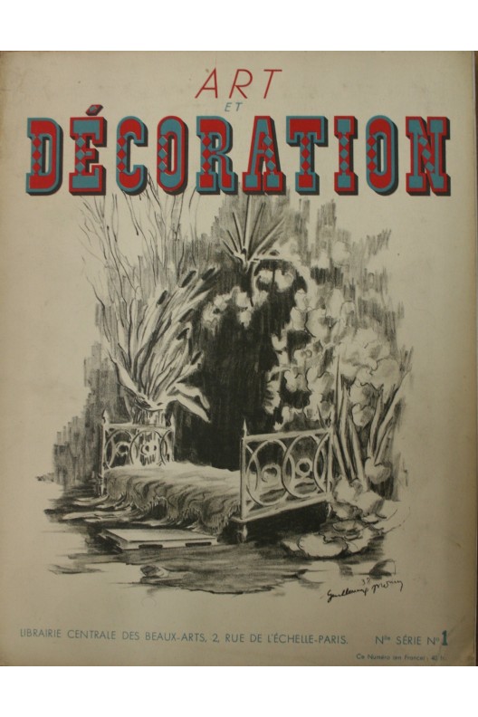 Art et Décoration 1939 - Jean Michel Frank, Bureau par Charlotte Perriand, Arbus