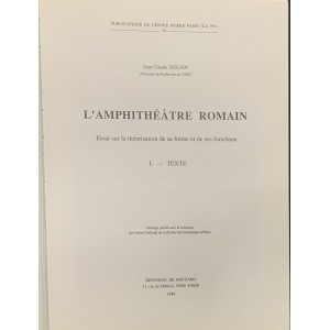L'amphithéâtre romain / Jean-Claude Golvin 