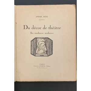 Du décor de théâtre / André Boll 