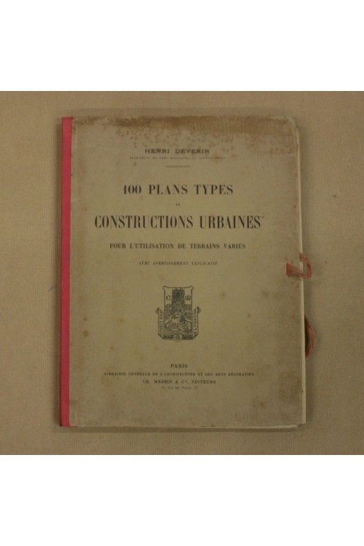 100 PLANS TYPES DE CONSTRUCTIONS URBAINES