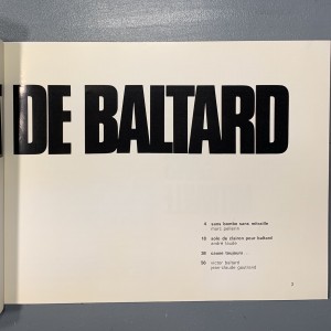 L'assassinat de Baltard / 1972 