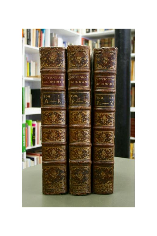NOEL CHOMEL Dictionnaire oeconomique par De La Marre 1767