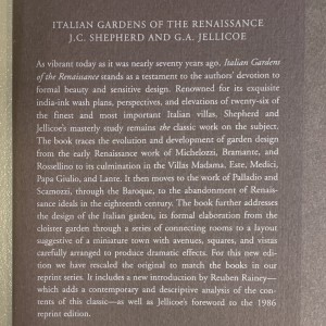 Italians gardens of the renaissance 