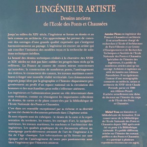L'ingénieur artiste. dessins anciens de l'École des Ponts et Chaussées. 