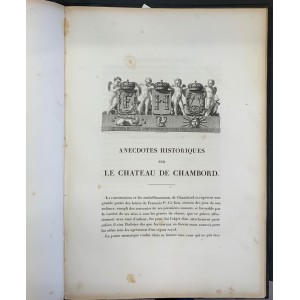Chateau de Chambord / la grande chartreuse / 1821