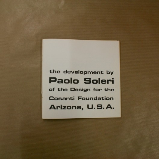 Paolo Soleri. Cosanti Foundation