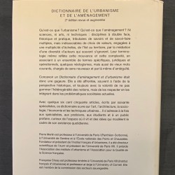 Dictionnaire de l'urbanisme et de l'aménagement.
