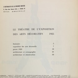Le théâtre de l'exposition des Arts Décoratifs 1925 / MELPOMENE