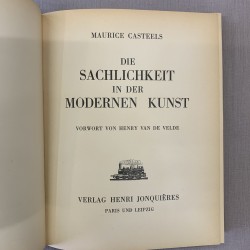Die sachlichkeit in der modern kunst / 1930.