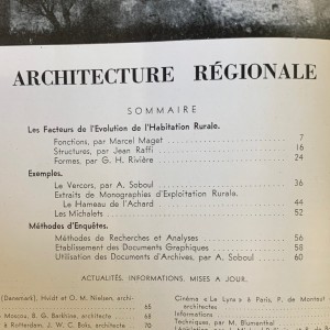 Architecture régionale / T&A 1947 