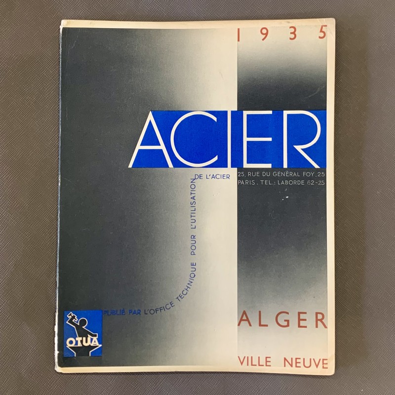 ALGER VILLE NEUVE / OTUA 1935 ACIER