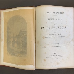 L'art des jardins / Édouard André / 1879 / Signé