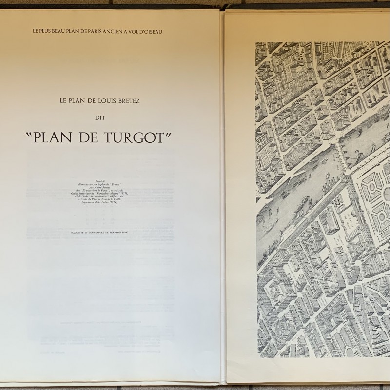 Plan de Turgot / facsimilé / 1966