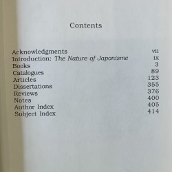 Japonisme, an annoted bibliography.