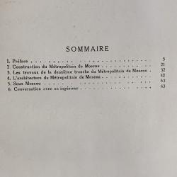 Le métropolitain de Moscou / 1938