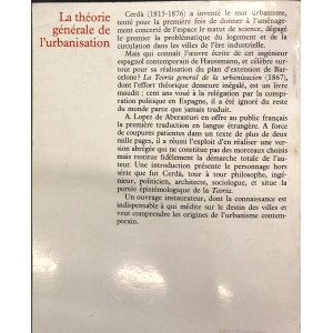 Ildefonso Cerda / La théorie générale de l'urbanisation 