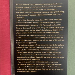 Toward a simpler way of life. The Art & crafts architects of California
