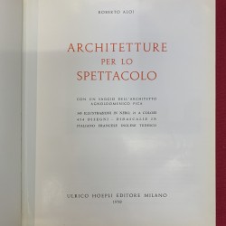 Architetture per lo spettacolo / Esempi / Roberto Aloi.