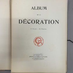 Album de la décoration / troisième série / 1920 / chromotypographies / Planches