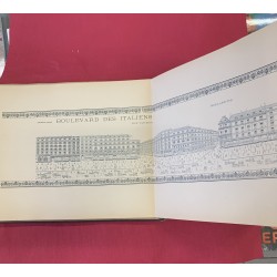 Plan de Paris panoramique / les grands boulevards