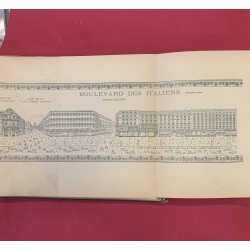 Plan de Paris panoramique / les grands boulevards