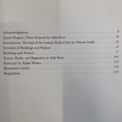Aldo Rossi / buildings and projects