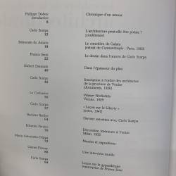 CARLO SCARPA / Les cahiers de la recherche architecturale.