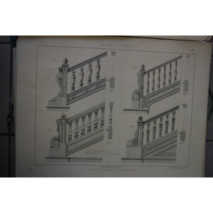 Traité et modèles d'escaliers d'art