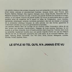 Le style 50 / un moment de l'art français.