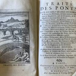 Traité des ponts / par le sieur Gautier / 1728.