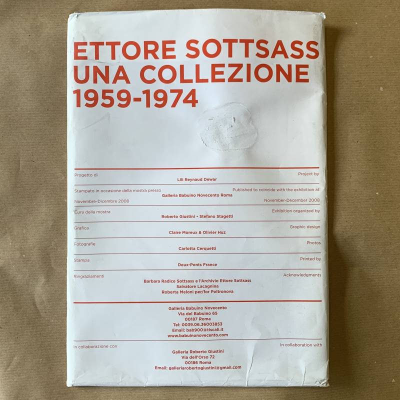 Ettore Sottsass / una collezione 1959-1974 / Affiches