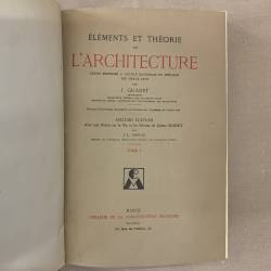 Julien Guadet . éléments et théorie de l'architecture.