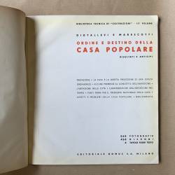 Ordine e destino della casa popolare / 1941