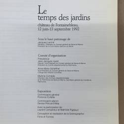 Le temps des jardins / Fontainebleau 1992