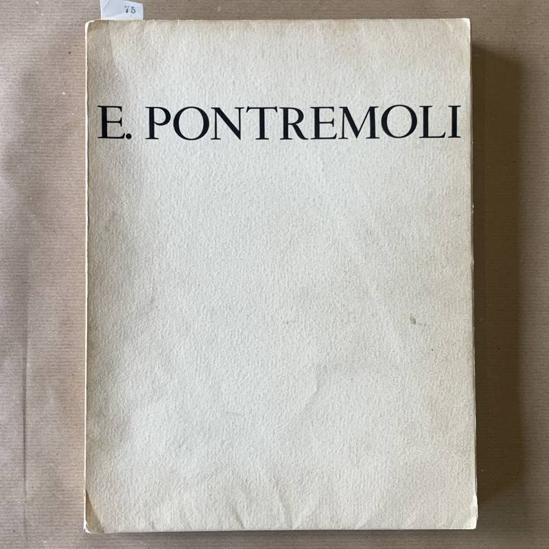 Emmanuel Pontremoli / propos d'un solitaire + Lettre manuscrite.