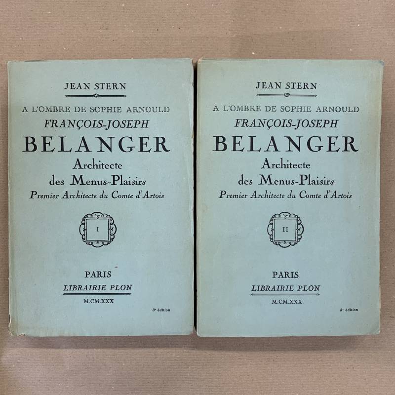 François-Joseph Belanger, Architecte des Menus-Plaisirs