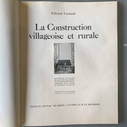 La construction villageoise et rurale.