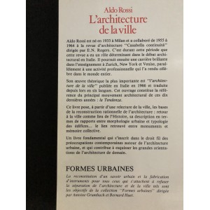 Aldo Rossi / l'architecture de la ville 