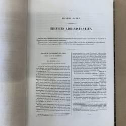 Choix d'édifices publics projetés et construits en France depuis le commencement du XIXème siècle